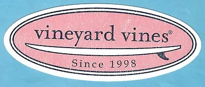 New Authentic Vineyard Vines Surfboard Surfing Whale Sticker Decal   • $3.29