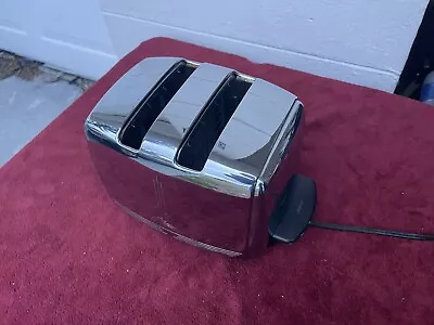 Vintage 1953 Sunbeam Chrome Toaster Model T-20B - For Parts Or Repair • $99