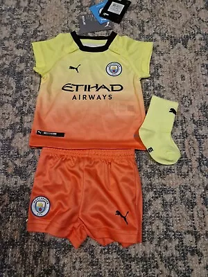 Puma Manchester City FC  Home Kit Size 2-4 Months New With Tags • £12