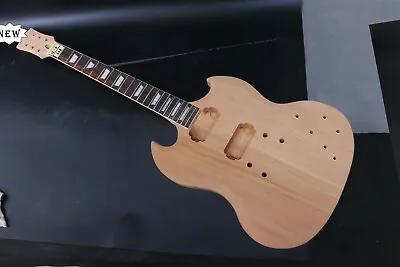 1set Guitar Kit Guitar Neck 22fret Guitar Body Mahogany Set In Heel SG Guitar • $140