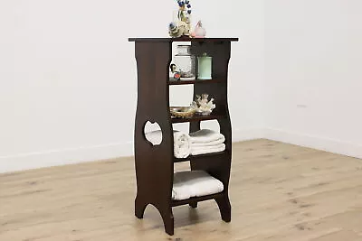 Arts & Crafts Antique Mission Oak Magazine Stand Or Bookcase #48048 • $800