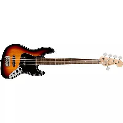 Fender Squier Affinity Series Jazz Bass V 5-String Laurel 3-Color Sunburst • $299.99