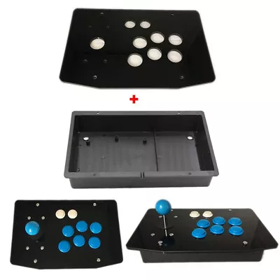 DIY Arcade Joystick Kits 24/30mm Buttons Arcade Joystick Acrylic Panel Case • $31.99