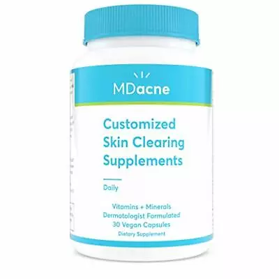 $30.17 • Buy MDacne - Vitamins + Minerals Skin Clearing Supplements - Dermatologist Formul...