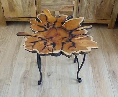 Unique Wooden Yew Coffee Table • £310