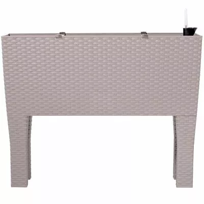 £24.95 • Buy Premium Large 60cm Flower Pot Trough Planter Case Rattan Effect +Self Watering