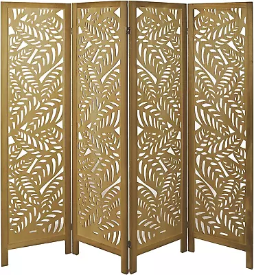 4 Panel Room DividerCutout Wood Room Dividers And Folding Privacy ScreensFolda • $110.99