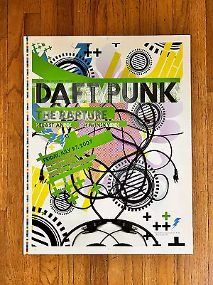 $50 • Buy Daft Punk Concert Poster, 2007. Artwork By Clara Sims