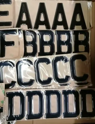 £0.99 • Buy 3D Gel Letters For Number Plates Minimum 4 Letters