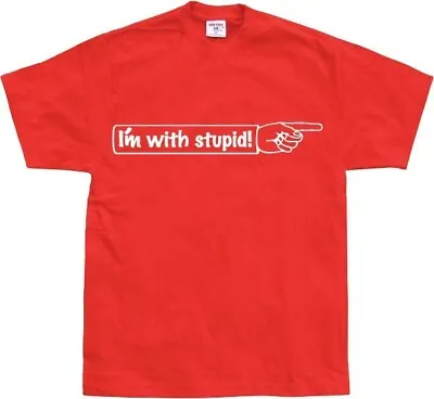 Hybris I'm With Stupid! Red • £26.01