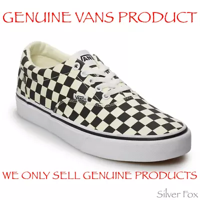 $69.95 • Buy Vans Doheny Black & White Checkerboard Checker Skate Shoes Sneakers Runners New