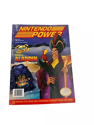 Nintendo Power Magazine Vol.55 Dec 1993 Aladdin Mega Man X Poster & Cards • $14.99