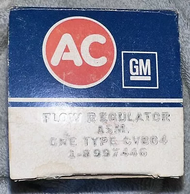 New AC CV804 Flow Regulator PCV 8997446 Fits 1978-82 CHEVY GMC GM 5.7L Diesel • $12