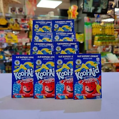 £10.99 • Buy Kool Aid Blue Raspberry Lemonade 0.22oz (6.2g) X 10 Sachets USA Import