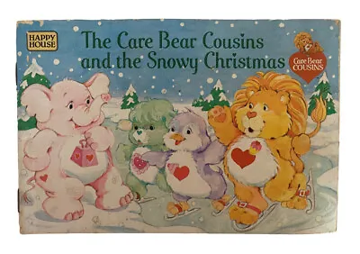 1985 Vintage The Care Bear Cousins And The Snowy Christmas Book By Care Bears • $8