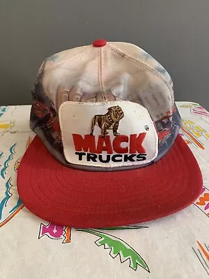 Mack Trucks Vintage Louisville Fire Truck AOP All Over Print Snapback Hat Cap • $9.95
