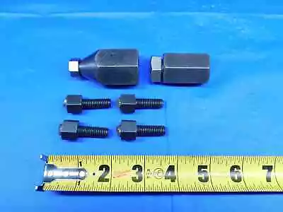 6 Pc Lot Of Machinist Jacks 16g 3/8 20g 1/4 And 11g 5/8 11/16 Threads • $29.99