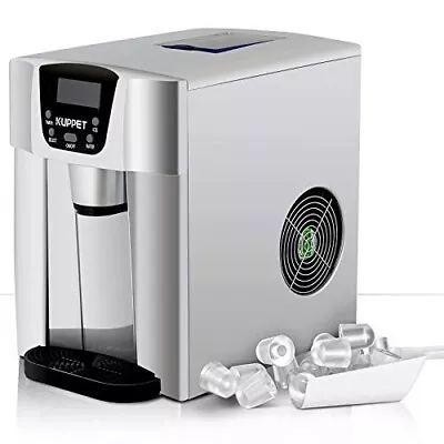 2in1 Countertop Ice Maker Water Dispenser Ready In 6min36 Lbs Ice In 24 Hours • $74.99