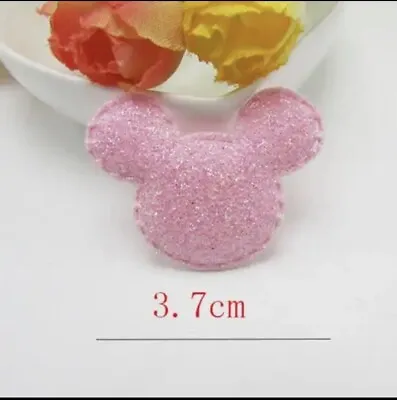 10X Minnie Mouse Padded Giltter Embellishments Crafts  Applique UK SELLER . • £3.99