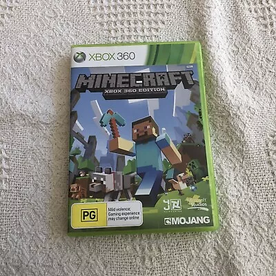 Minecraft Xbox 360 Edition (Xbox 360 2012) PAL Free Traking Post!! • $20