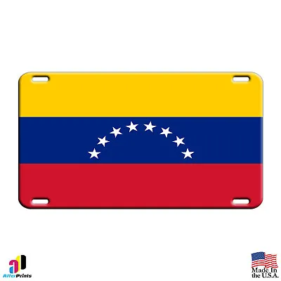 Venezuela Country Flag License Plate Home Wall Decor Novelty Aluminum Metal Sign • $9.95