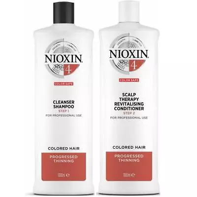 Nioxin System 4 Cleanser Shampoo And Scalp Revitalizing Conditioner • $74.95