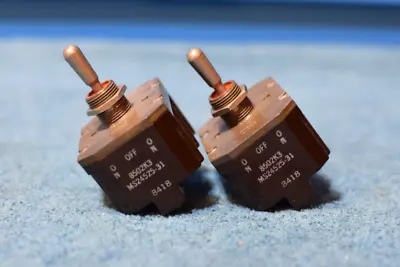 LOT Of 2: NEW CUTLER-HAMMER MIL-SPEC TOGGLE SWITCH 8502K3 • $25