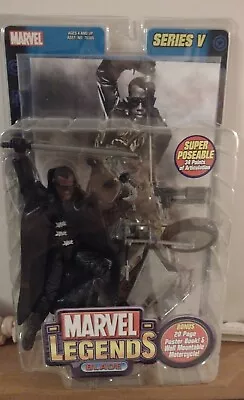 2003 ToyBiz Marvel Legends Series 5 Blade Action Figure Sealed • $49.99