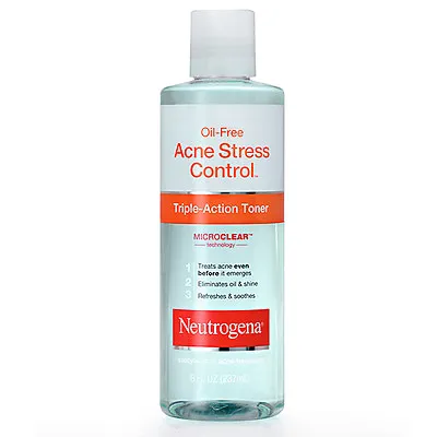 $23.01 • Buy Neutrogena Oil-Free Acne Stress Control Triple-Action Toner 8 Fl Oz (237 Ml)