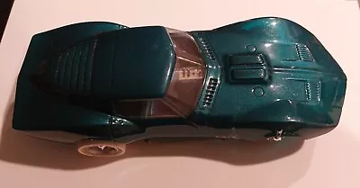 Vintage 1966 MPC Mako Shark IV Slot Car -  DYN-O-CAN - RARE TEAL Color • $150