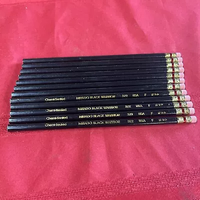 Lot Of 12 Chemi Sealed Black Warrior Pencils Mirado 372 Series F And 2 1/2 • $33