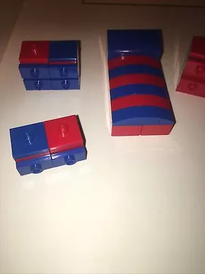 Lego Bed And Dressers ( Blue & Red) • $11