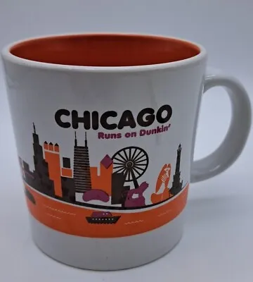Dunkin' Donuts Chicago Runs On Dunkin' 4  Coffee Cup Mug • $8