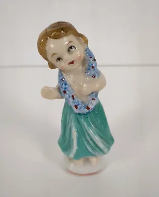 Vintage Hawaiian Ceramic Girl Hula Dancer Figurine Japan 3.75  • $19.99