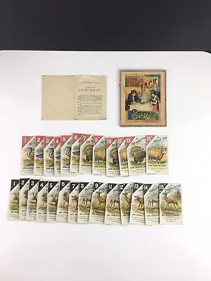 1888 The Game Of Jack Sprat Card Game - Mcloughlin Bros • $65