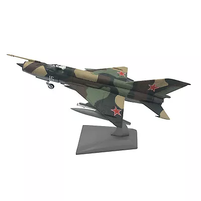 1/72 Soviet Classic Fighter Mig-21 MiG 21 Alloy Aircraft Model W/Stand Display • $57.76