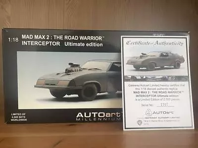 Mad Max 2 The Road Warrior Interceptor 1/18 Scale Muddy Finish AUTOart Junk • $645