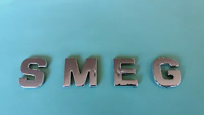 £4.85 • Buy CHROME / SILVER SMEG LETTERS / WORD, SELF ADHESIVE, 27mm TALL