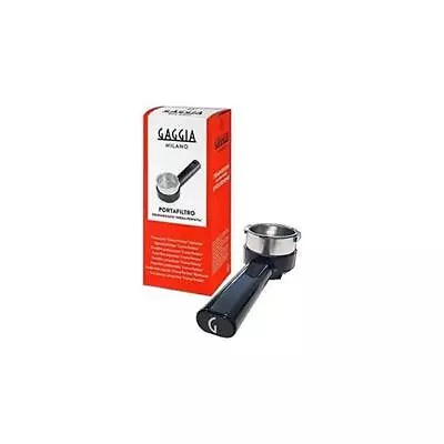 Gaggia Perfect Crema Pressurised Filterholder With G Logo - Black And Steel • £29.95