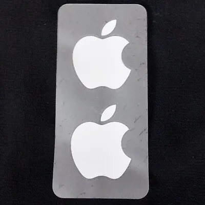 Apple Logo Stickers X 2 For IPad IPhone IMac MacBook • £1.75