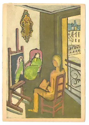 Matisse The Painter Fernand Hazan Postcard Art Museum Vtg -  • $5.38