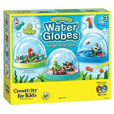 Creativity For Kids Make Your Own Snow Water Globes NEW IN BOX EXPEDITED SHIP • $29.99