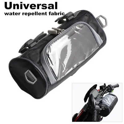 Motorcycle Electric Racing Front Handlebar Fork Storage Container Luggage Bag • $20.60