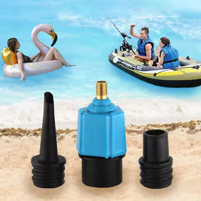 Pump Valve Adapter Inflatable Sup Pump Adaptor For Kayaking Dinghy Pontoon Boat • $10.79