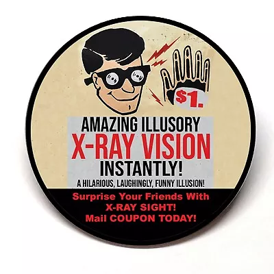 $15 • Buy X-Ray Vision Glasses Advertising Pocket Mirror Retro Style