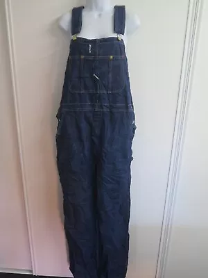 Vintage Dickies Denim Dungarees Overalls Workwear Coveralls L W 36  X L 36  • £37.50