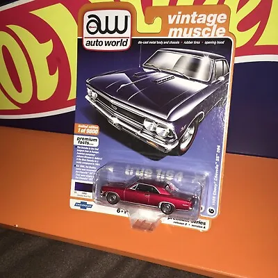 Auto World Vintage Muscle 1966 Chevy Chevelle SS 396 Release 2 Version A • $49.95