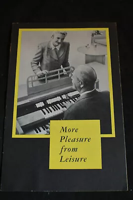 *VINTAGE* More Pleasure From Leisure - Baldwin Pianos • $9.99