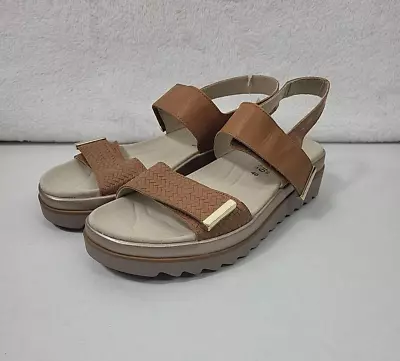 Mephisto Dominica  Brandy Brown Strappy  Sandals Size 40 US 10 • $95