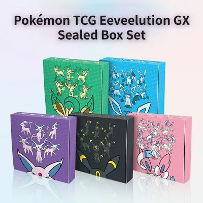 $229.65 • Buy Pokémon TCG Eeveelution GX Sealed Box Set Combo - Sun & Moon